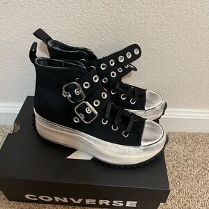 Converse run star hike platform